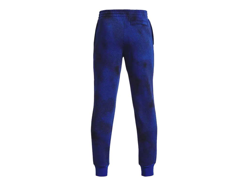 UA Boys' Rival Fleece Printed Joggers