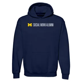 UMSSW Alumni Hooded Pullover - Navy