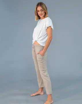 Un-Dyed Cargo Pants in Stone