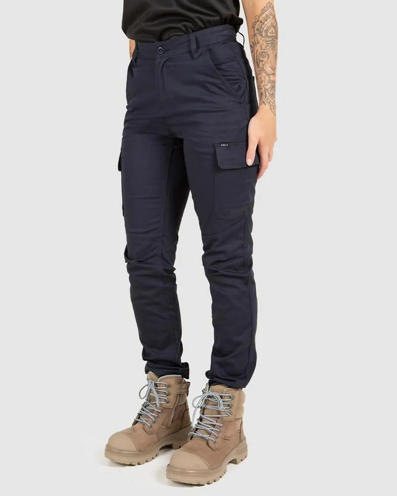 UNIT LADIES WORKWEAR STAPLE CARGO PANTS