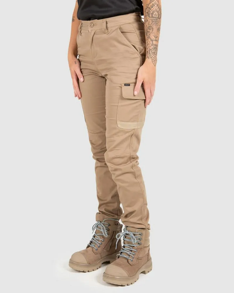 UNIT LADIES WORKWEAR STAPLE CARGO PANTS