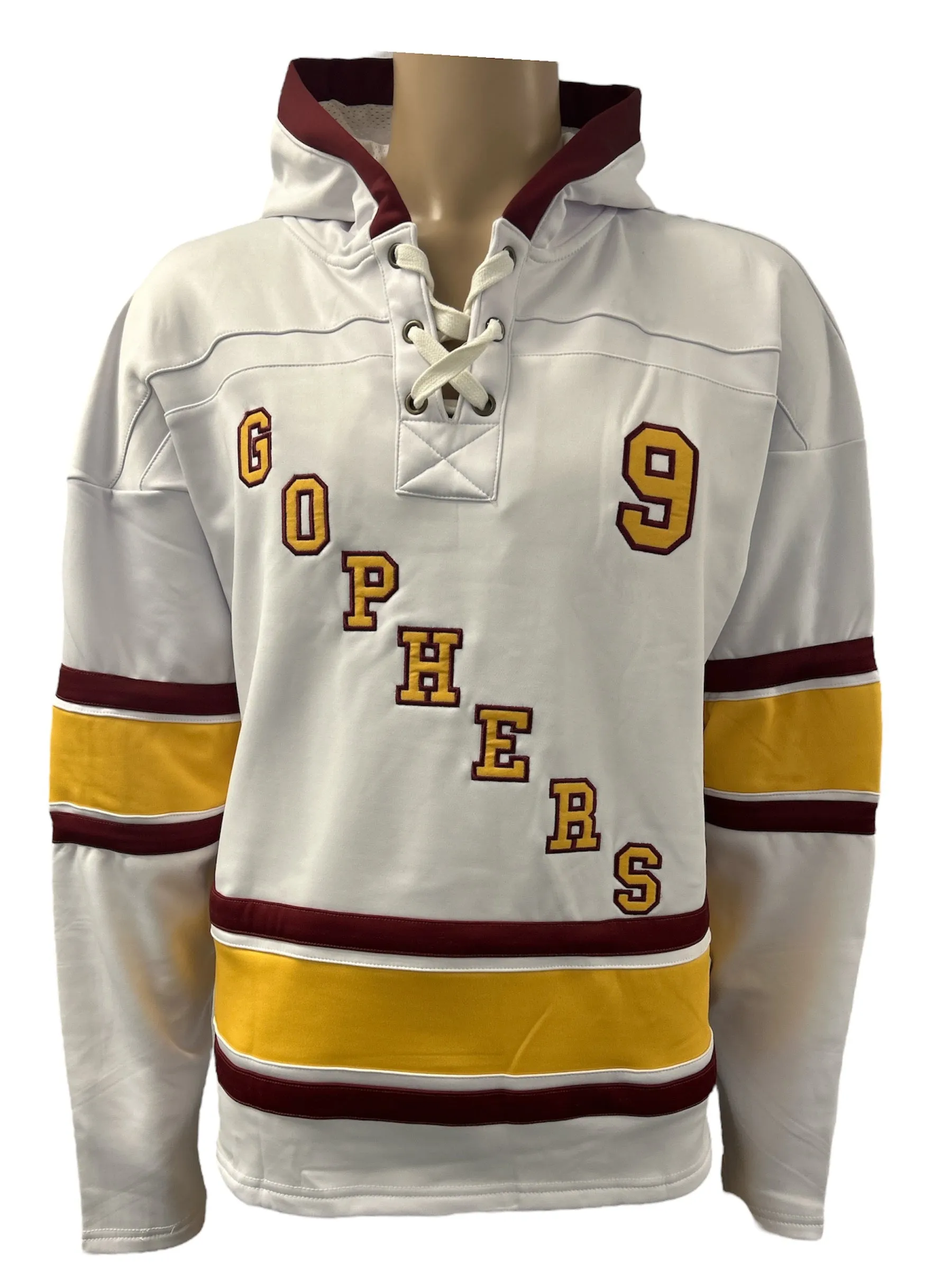 University of Minnesota Golden Gophers Official Herb Brooks Player Hockey Lace hoody