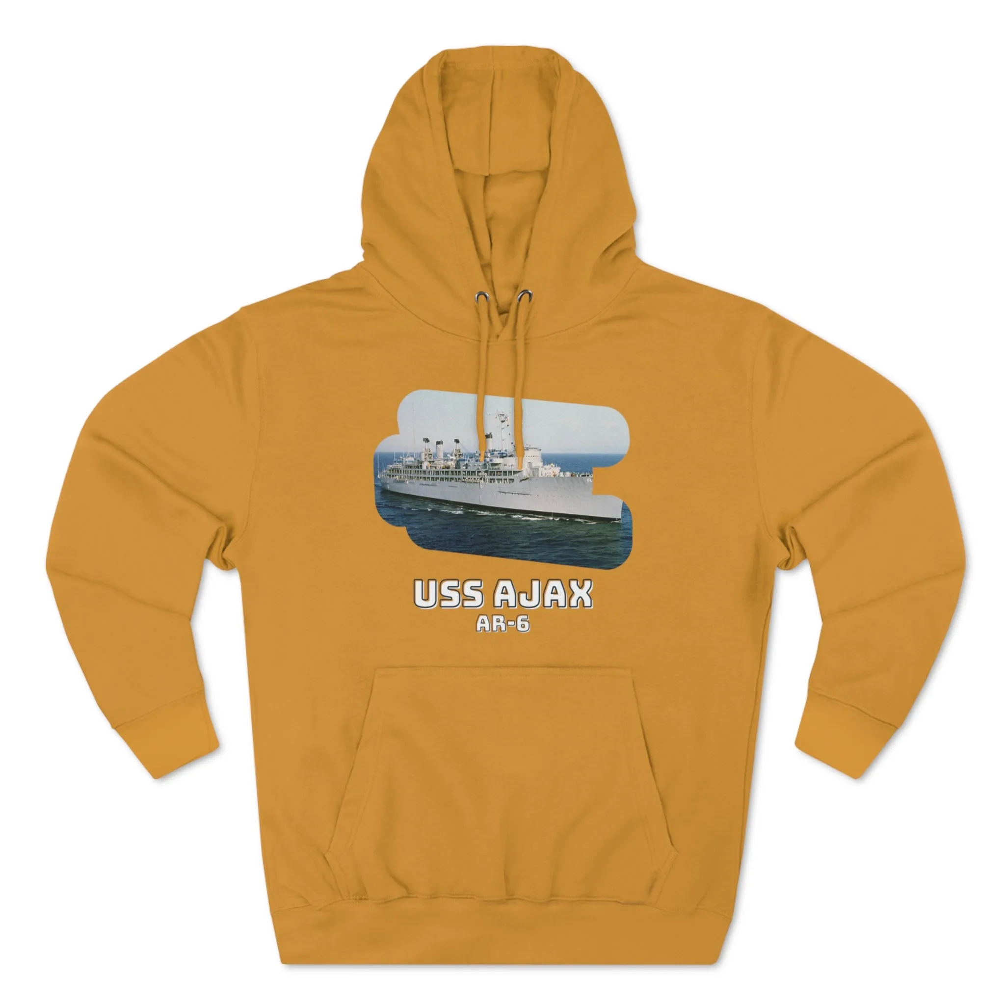 USS Ajax AR-6 United States Ship POD Unisex Premium Pullover Hoodie