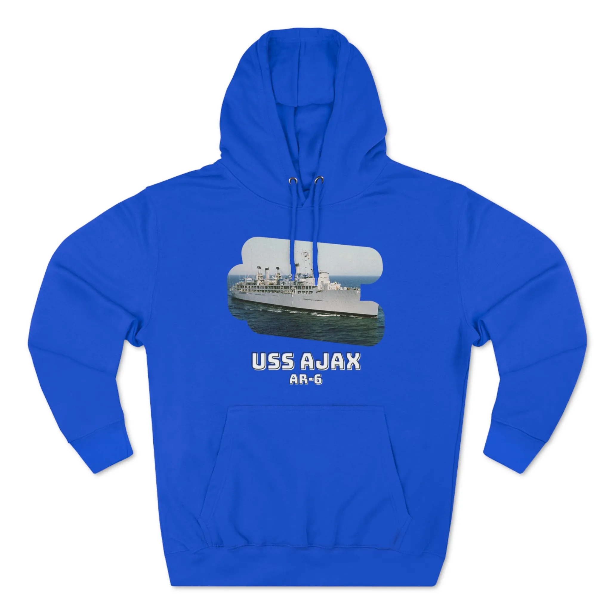 USS Ajax AR-6 United States Ship POD Unisex Premium Pullover Hoodie