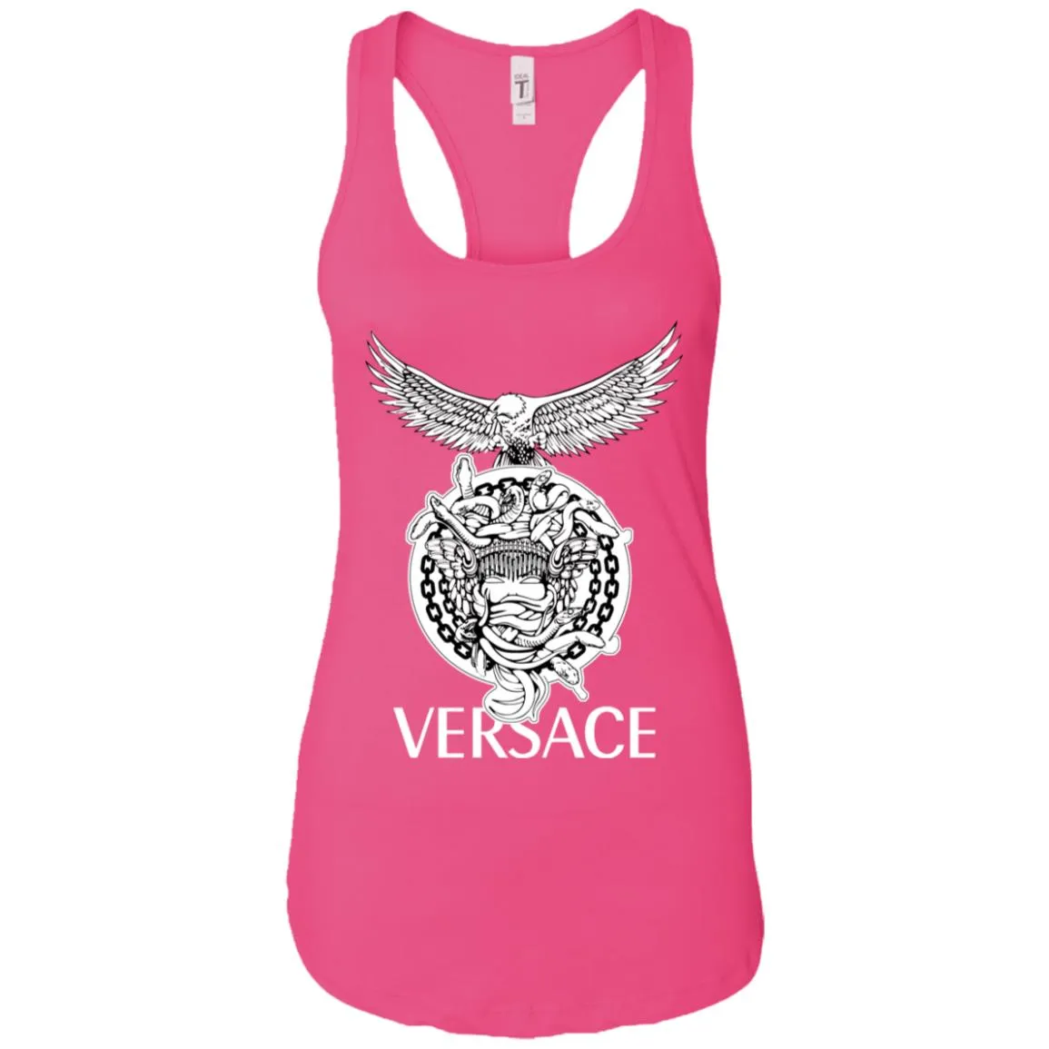 Versace Supervip Logo T-shirt Women Tank Top