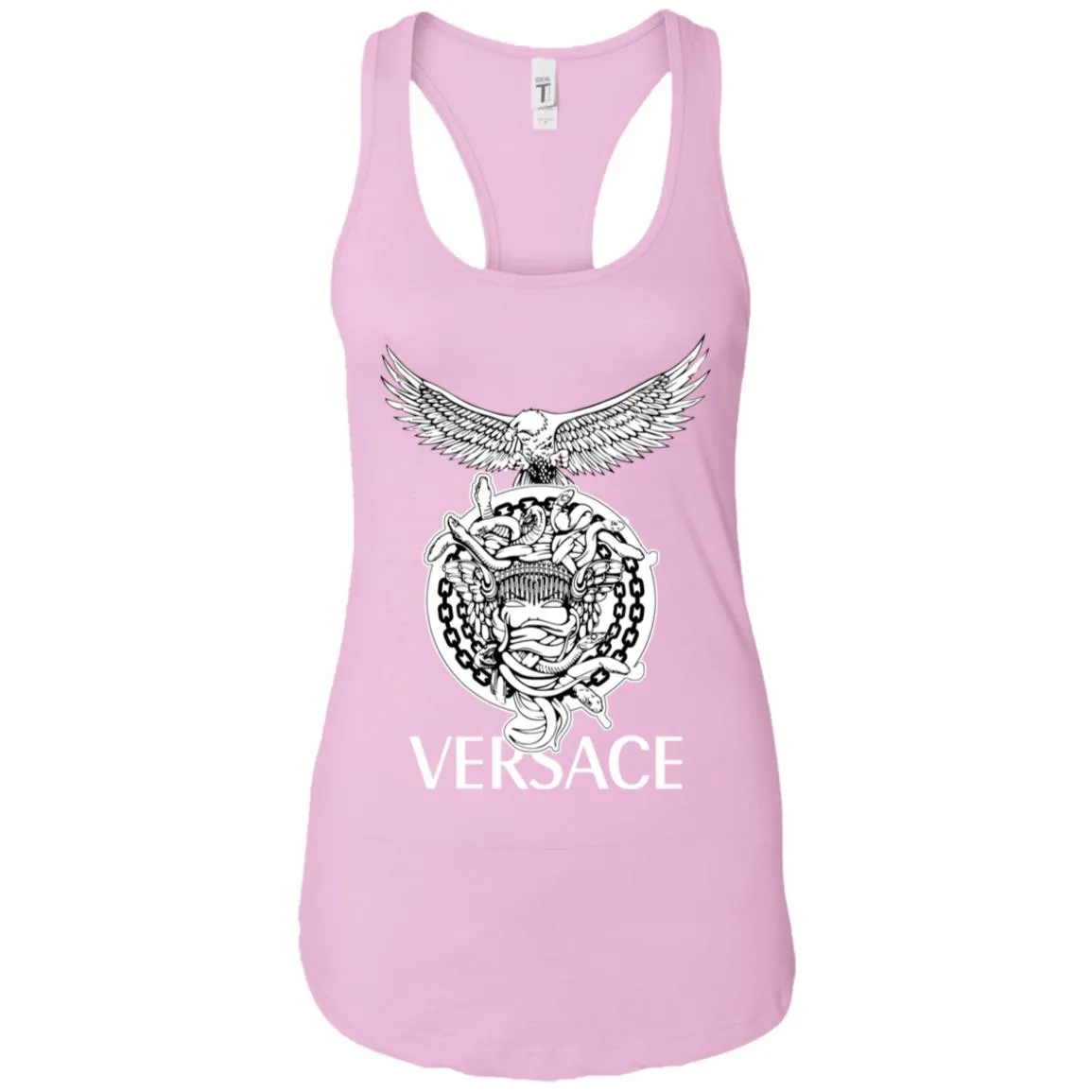 Versace Supervip Logo T-shirt Women Tank Top