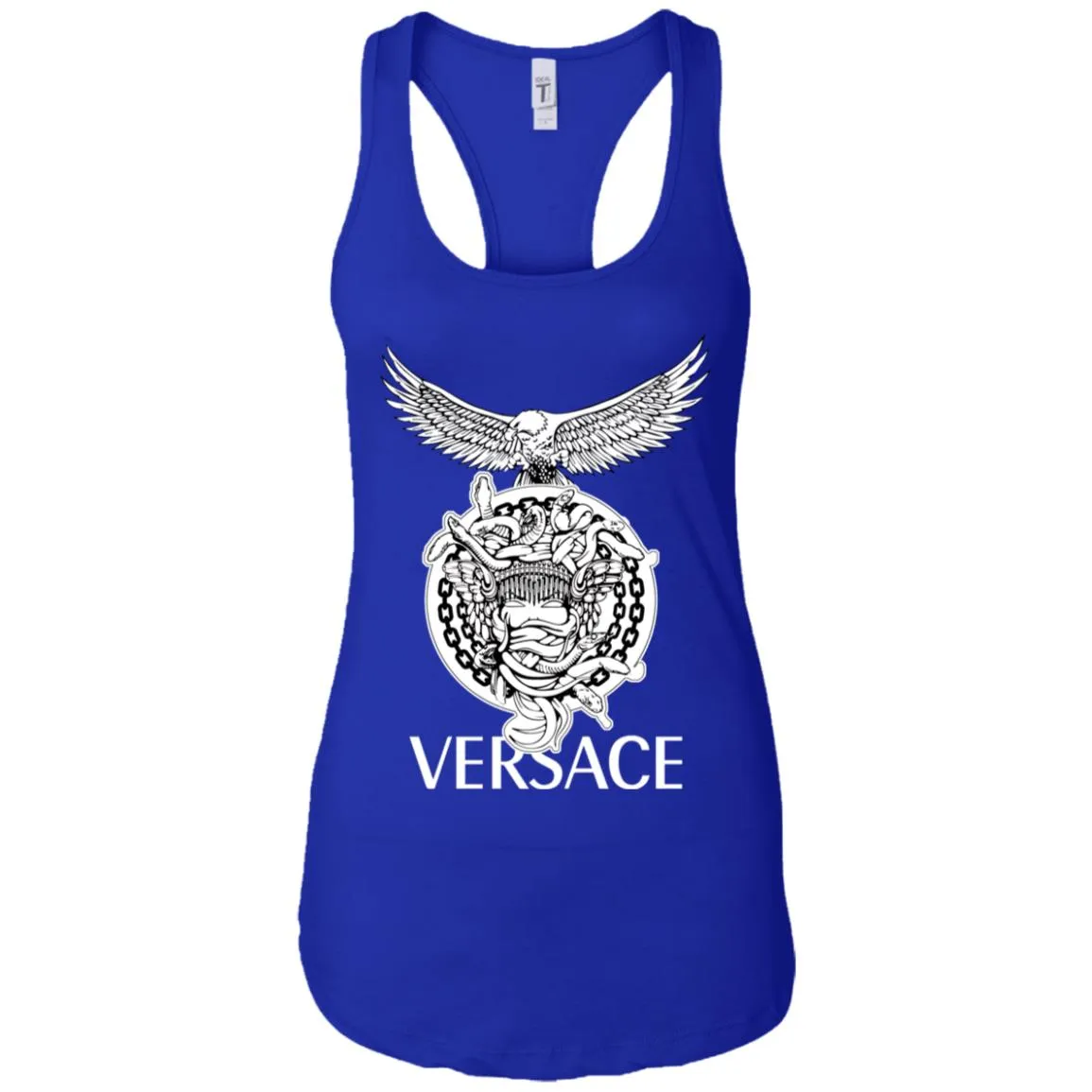 Versace Supervip Logo T-shirt Women Tank Top