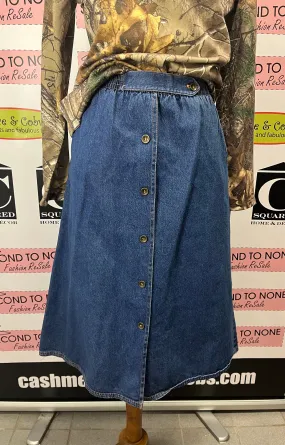 Vintage Denim Skirt (Size 12)