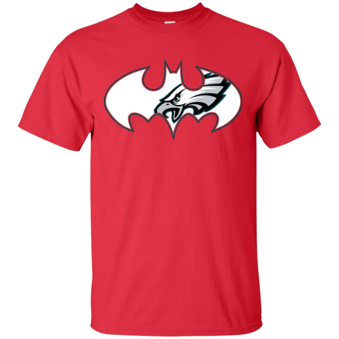 We Are The Philadelphia Eagles Batman Nfl Mashup Men Cotton T-Shirt