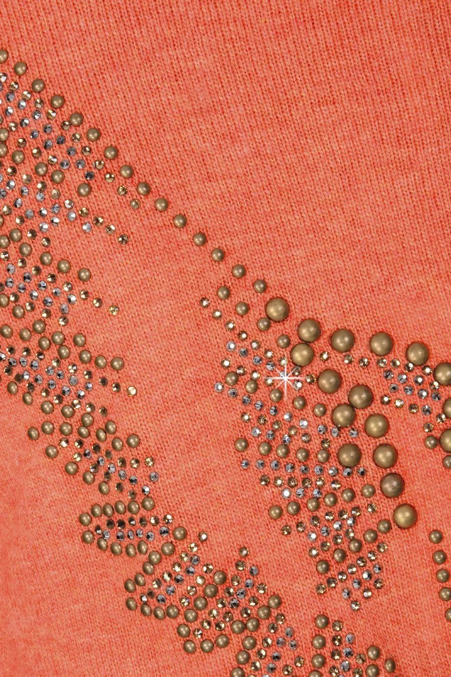 WEST DESERT Coral Studded Sweater