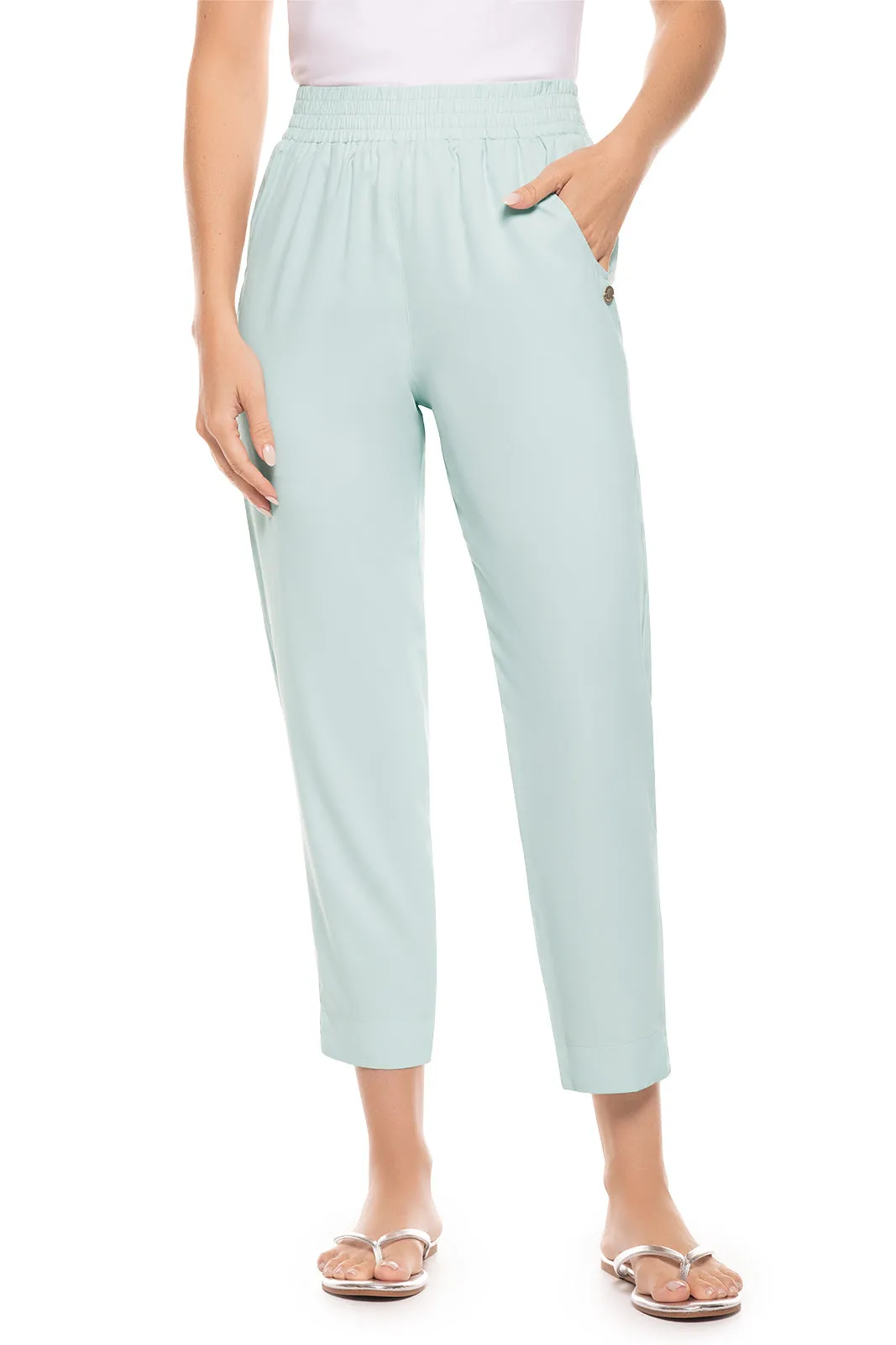 Women's Perissa Pants  |  Misty Aqua