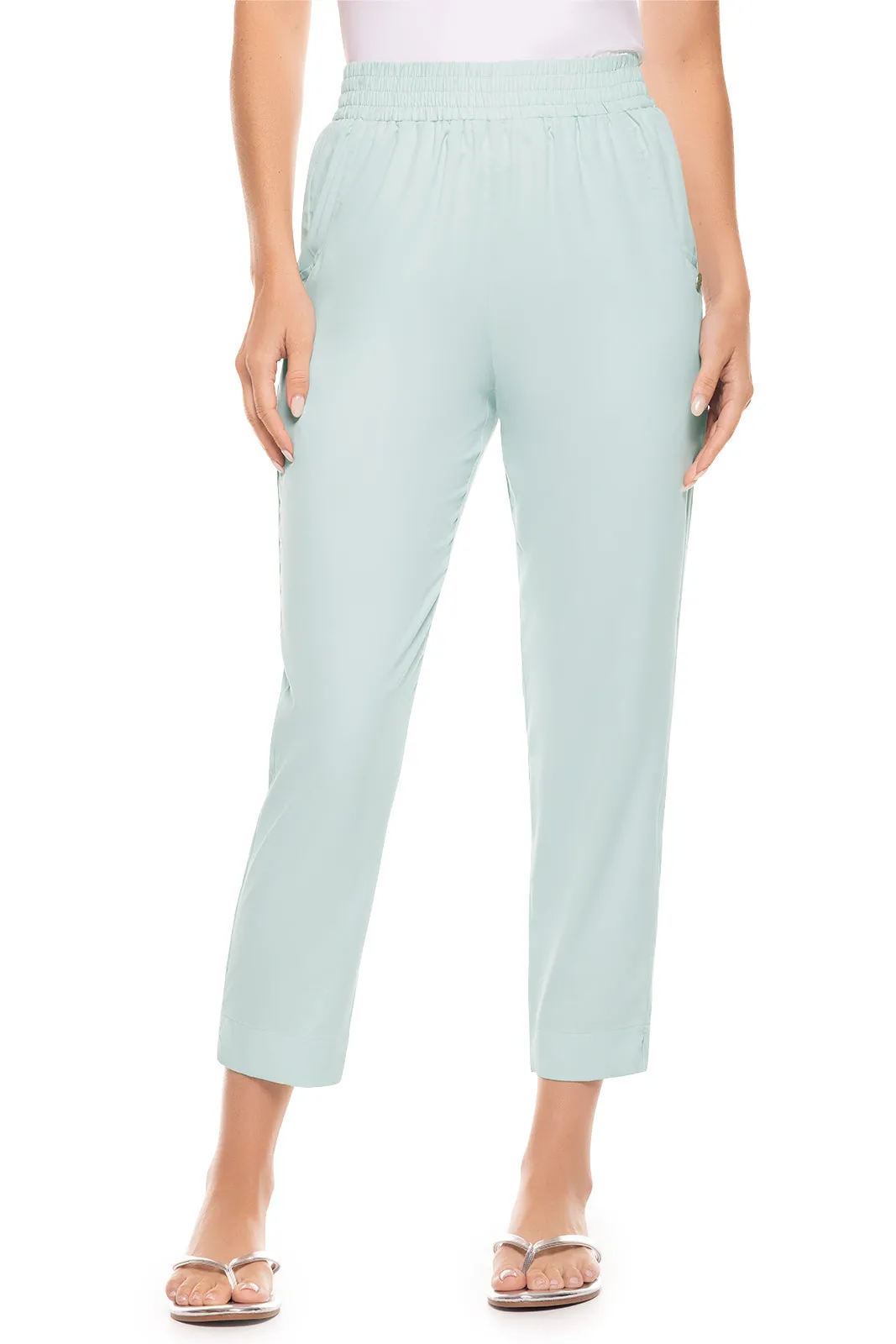 Women's Perissa Pants  |  Misty Aqua