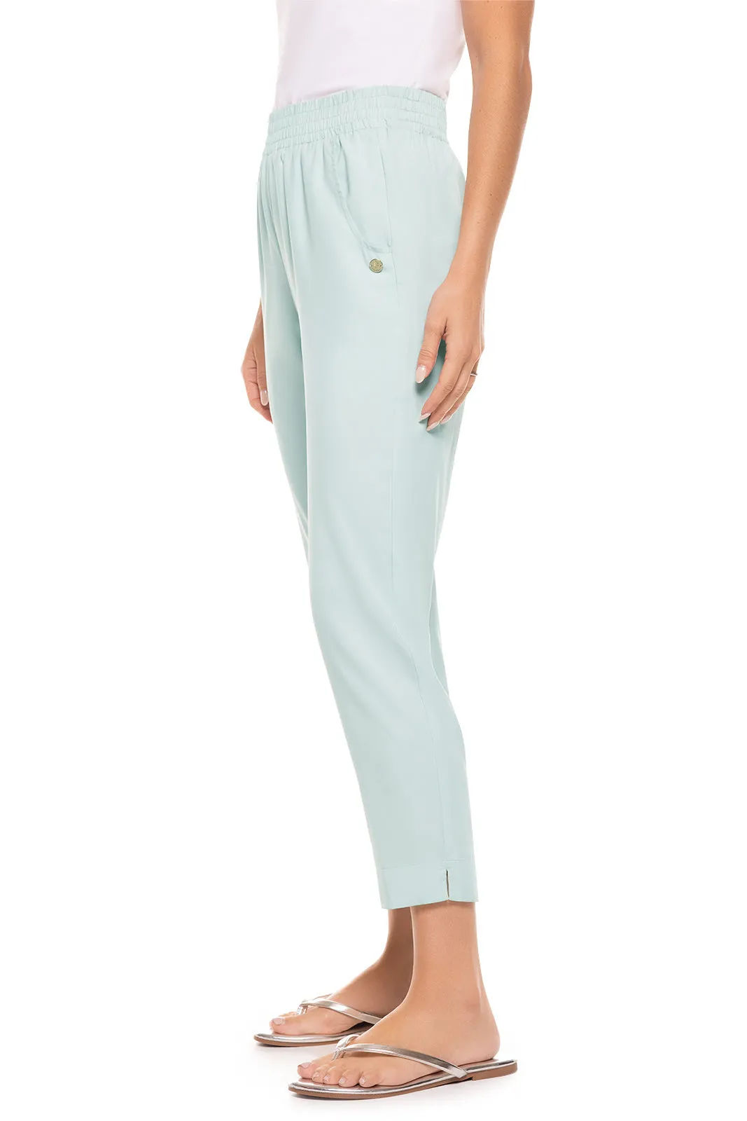 Women's Perissa Pants  |  Misty Aqua