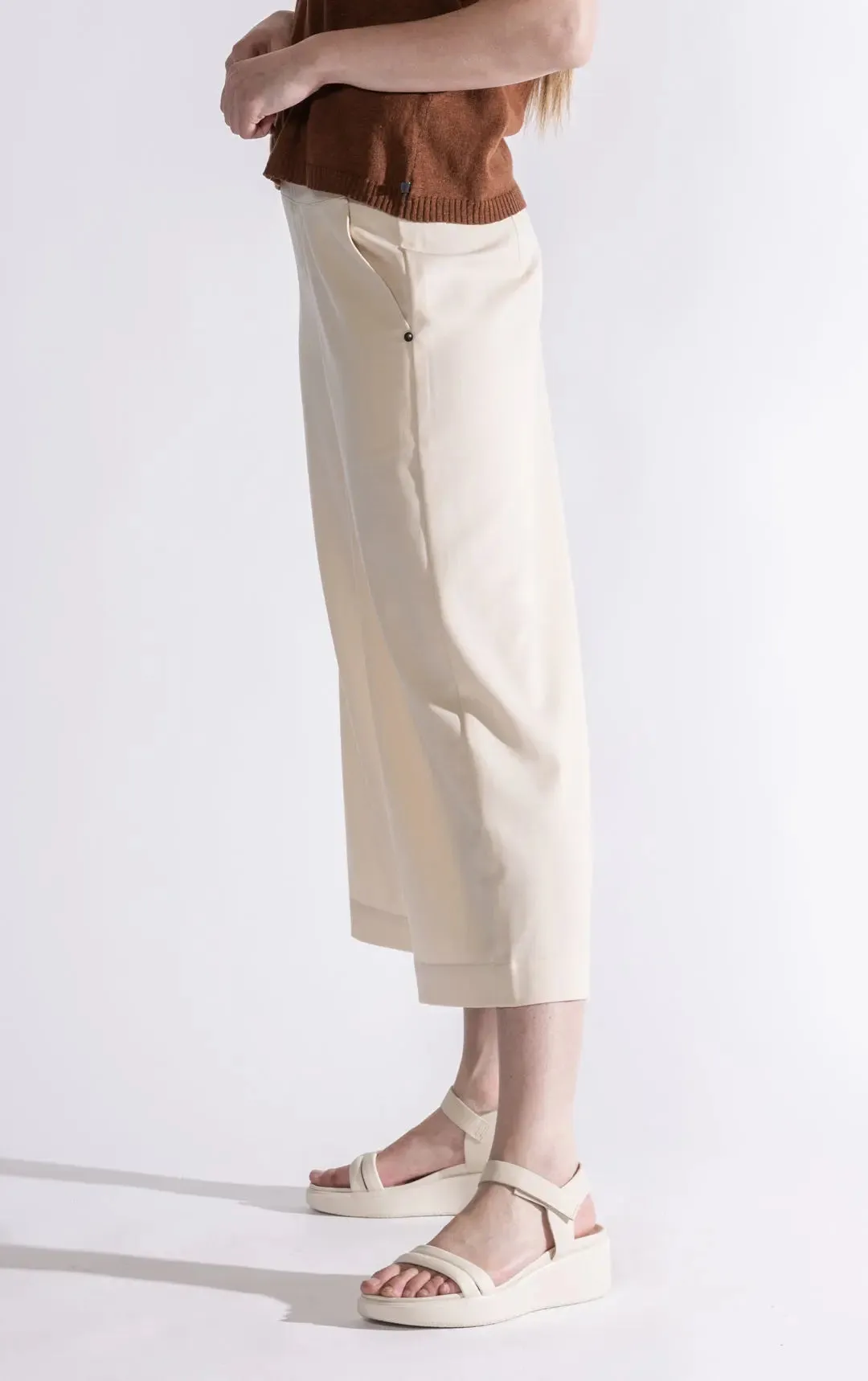 WOOL BLEND CULOTTES - CLEARANCE