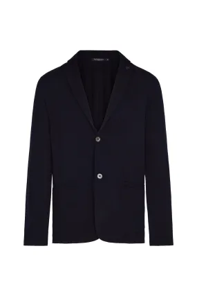 Wool Traveler Blazer in Midnight